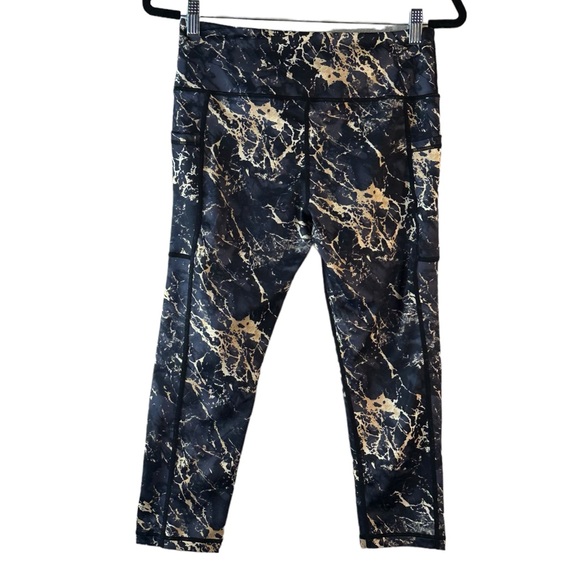 CVG GOLD MARBLE LEGGINGS size M - Picture 2 of 6